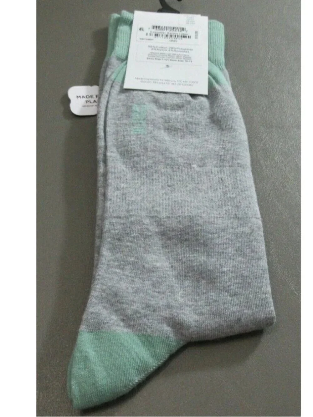Bar III Men's 1-Pair Casual Novelty Socks, Gray Forest Fox, Shoe Size 7-12